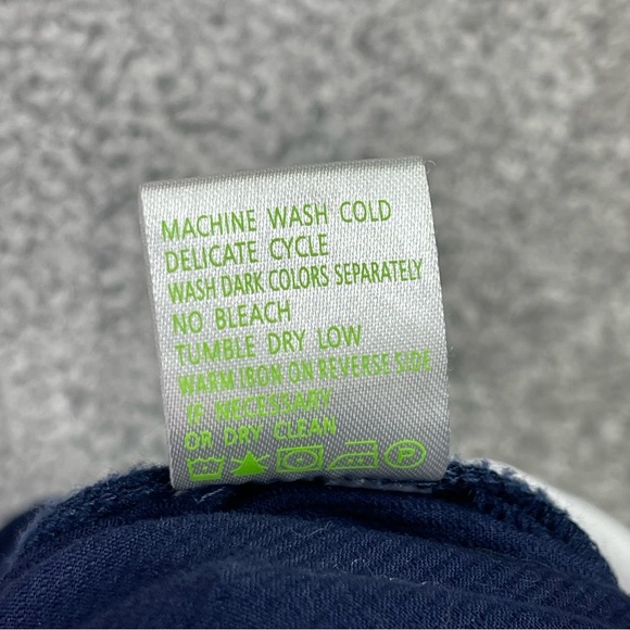 Lilly Pulitzer Palm Beach Fit Capri Pants Women’s 12 Navy Blue Straight Mid-Rise - Picture 8 of 13